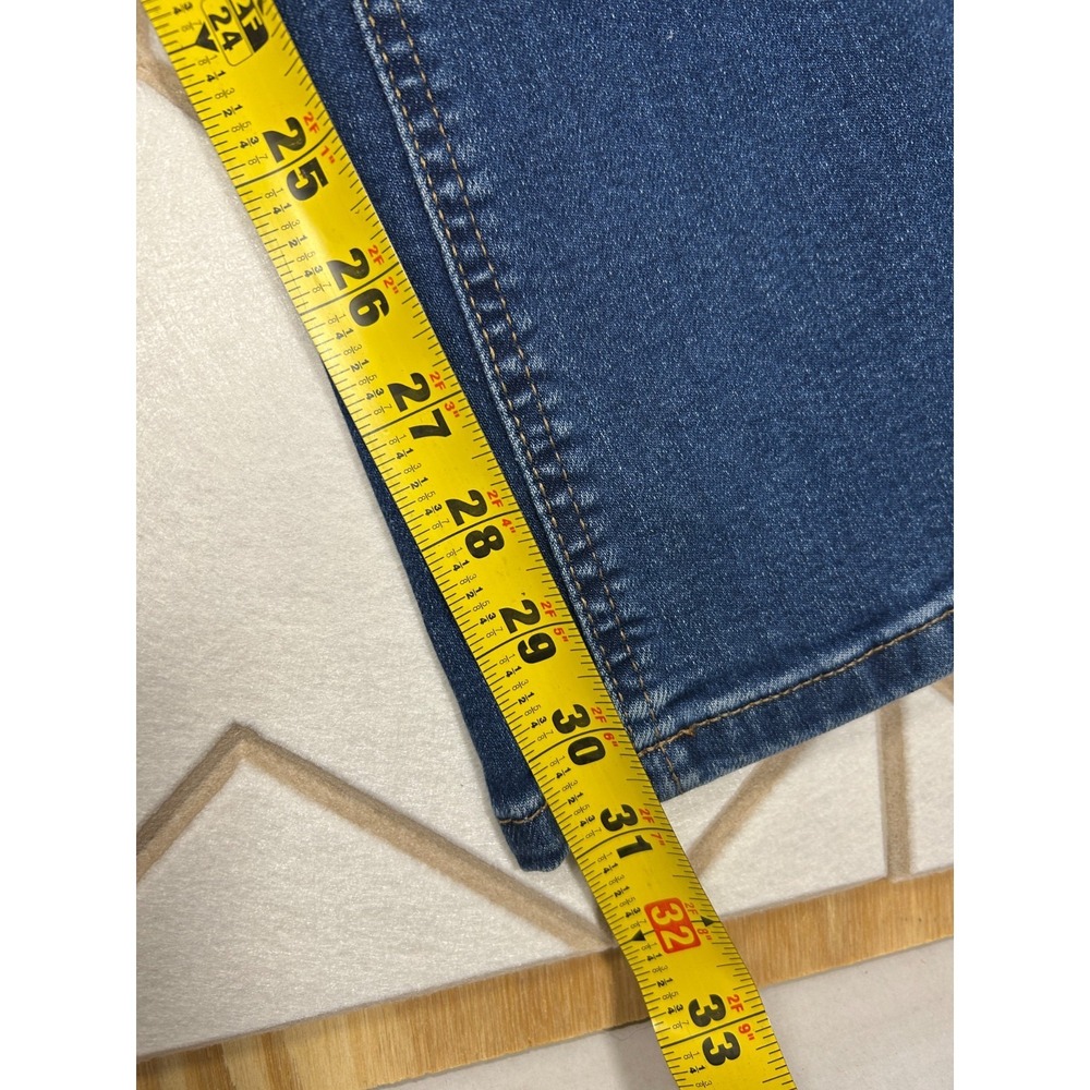 Aeropostale Women Low Rise Flare Jeans Blue Denim Stretch Casual Pants Size 4REG - Picture 8 of 16